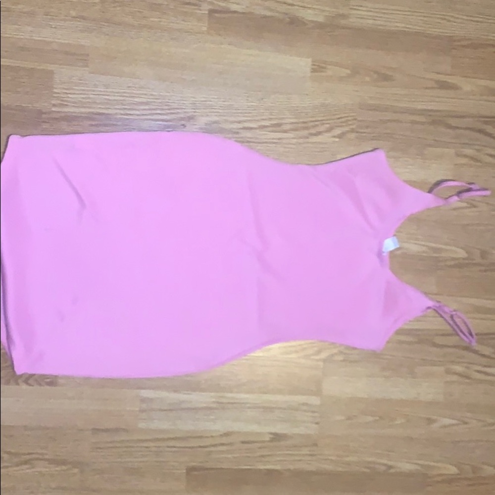 Baby pink dress!